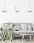 Lampa sufitowa wisząca APP1035-1CP Biała 7
