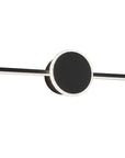 KINKIET ŁAZIENKOWY LED ROUND BLACK 80CM APP850-1W