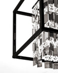 Lampa wisząca kryształowa APP1110-1CP Czarna