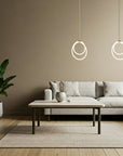 Lampa Wisząca Led G021-cp Złota 4