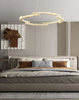 Lampa Sufitowa Wisząca Led App1771-cp Złota 60cm 7