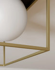 Lampa sufitowa plafon APP1166-1C Gold White