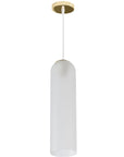 Lampa Sufitowa Wisząca Szklana APP665-1CP Biała