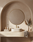 Umywalka nablatowa Rea Nicoletta Beige 6