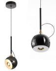 Lampa Sufitowa Wisząca Led G087-1cp Czarna Metaliczna 1