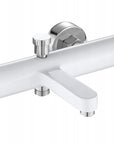 Bateria wannowa REA Polo biała Chrom White Chrome
