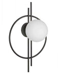 LAMPA ŚCIENNA KINKIET APP1435-W CZARNA