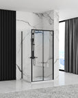 Kabina Prysznicowa Narożna Rapid Slide Black 160x80