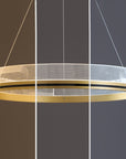 Lampa Wisząca APP1189-CP Złota 40cm