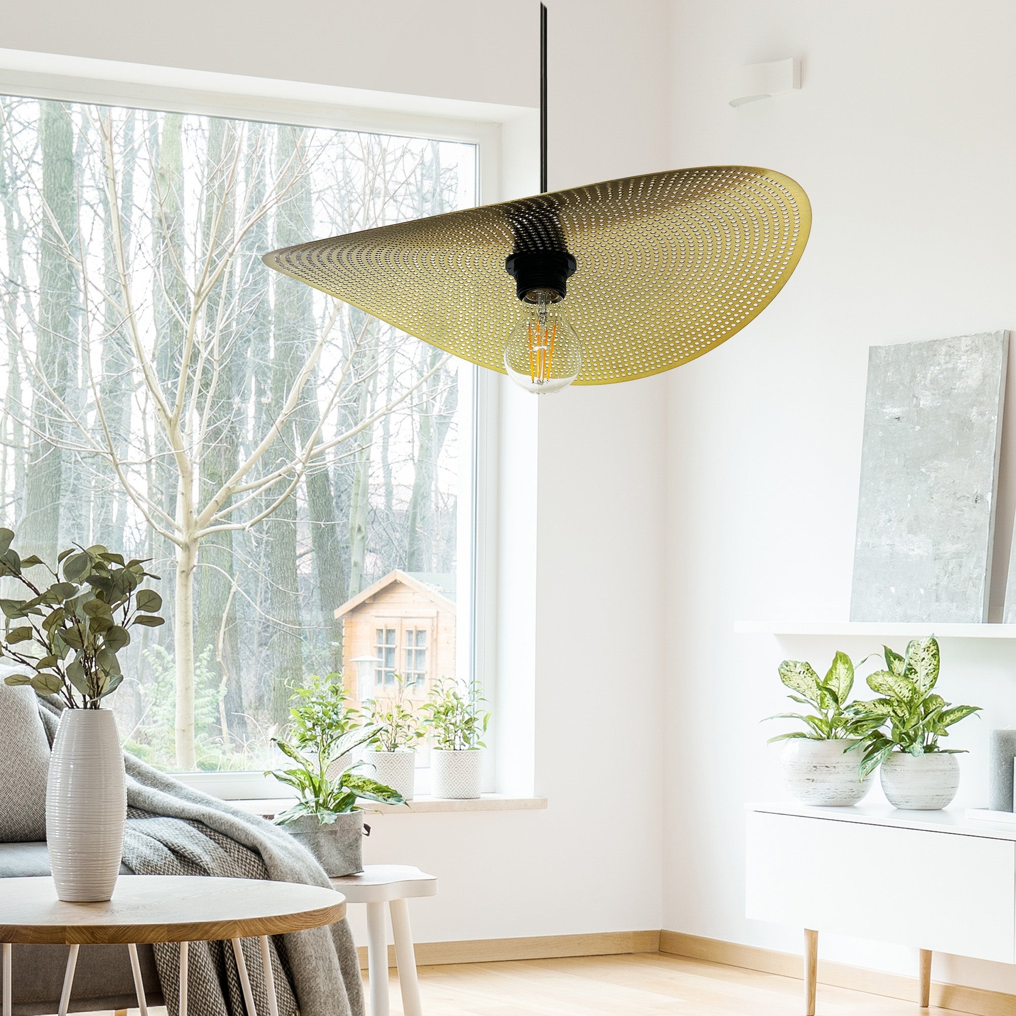 LAMPA SUFITOWA WISZĄCA APP1470-1CP czarna/stare złoto  12