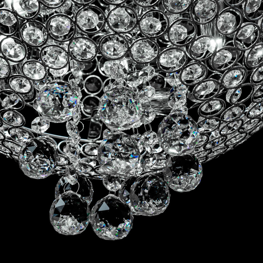 Kryształowa Lampa Sufitowa Plafon APP744-4C Cristal