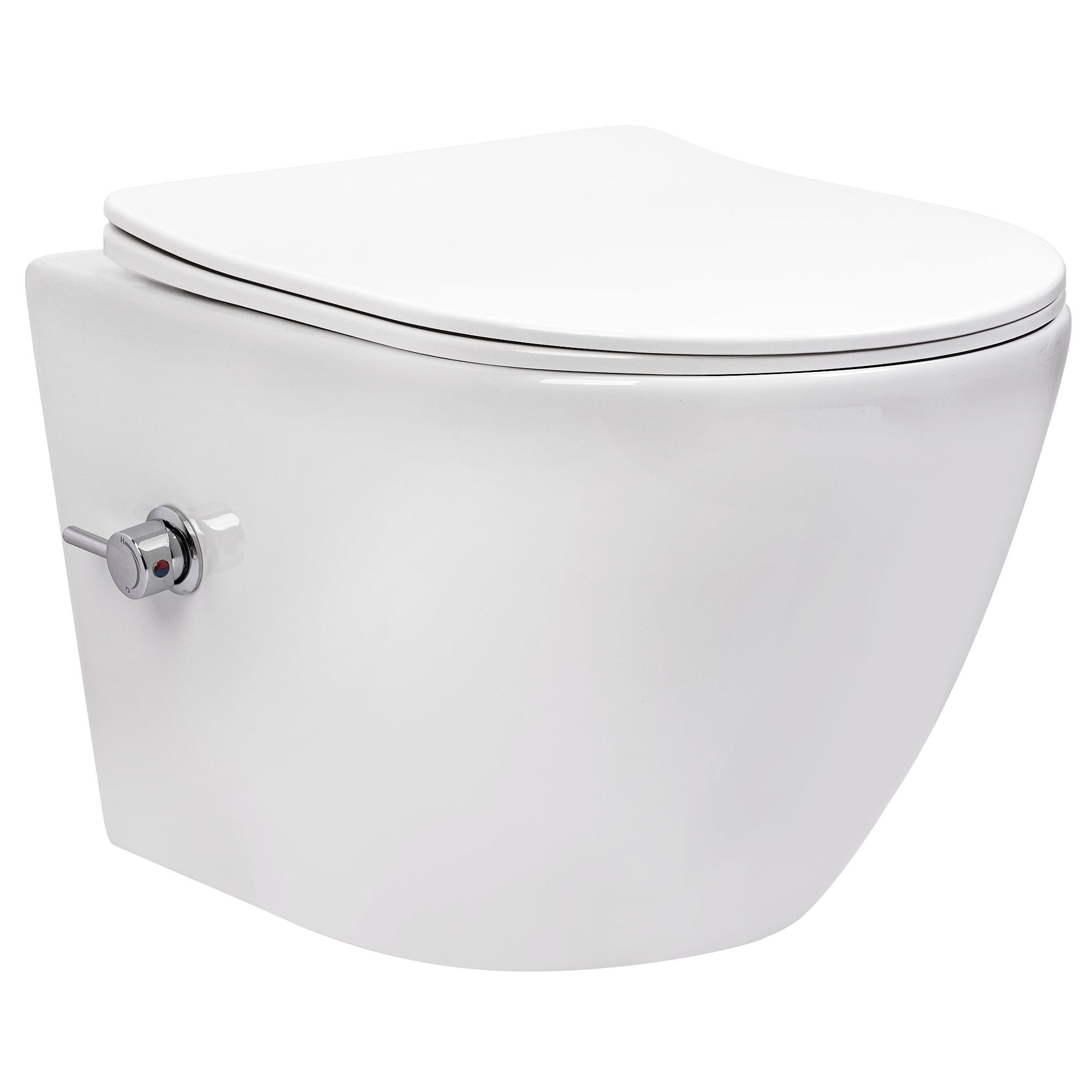Misa WC podwieszana REA Carlo Lux Rimless z funkcją bidetu  9