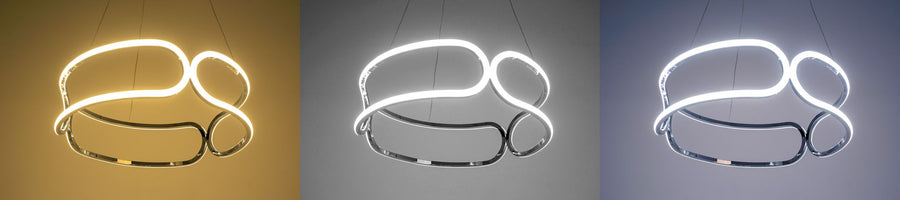 LAMPA SUFITOWA Z PILOTEM PLAFON LED APP791-CP TRIO Złota