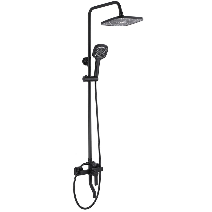 Zestaw Prysznicowy REA ARGUS CZARNY MAT BLACK MATT