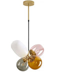 Lampa Sufitowa Wisząca Szklana APP436-4C Multicolor