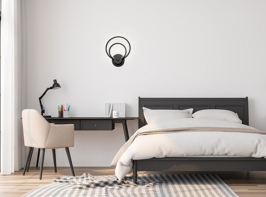 Lampa APP1042-W Black MATTE