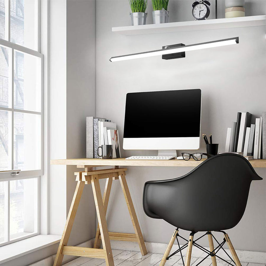 LAMPA KINKIET ŁAZIENKOWY LED NAD LUSTRO 20W 100CM APP375-1W CZARNA