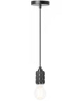 Lampa Sufitowa Wisząca Oprawka APP342-1CP CZARNA