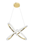 Lampa Wisząca Led G035-cp Złota  1