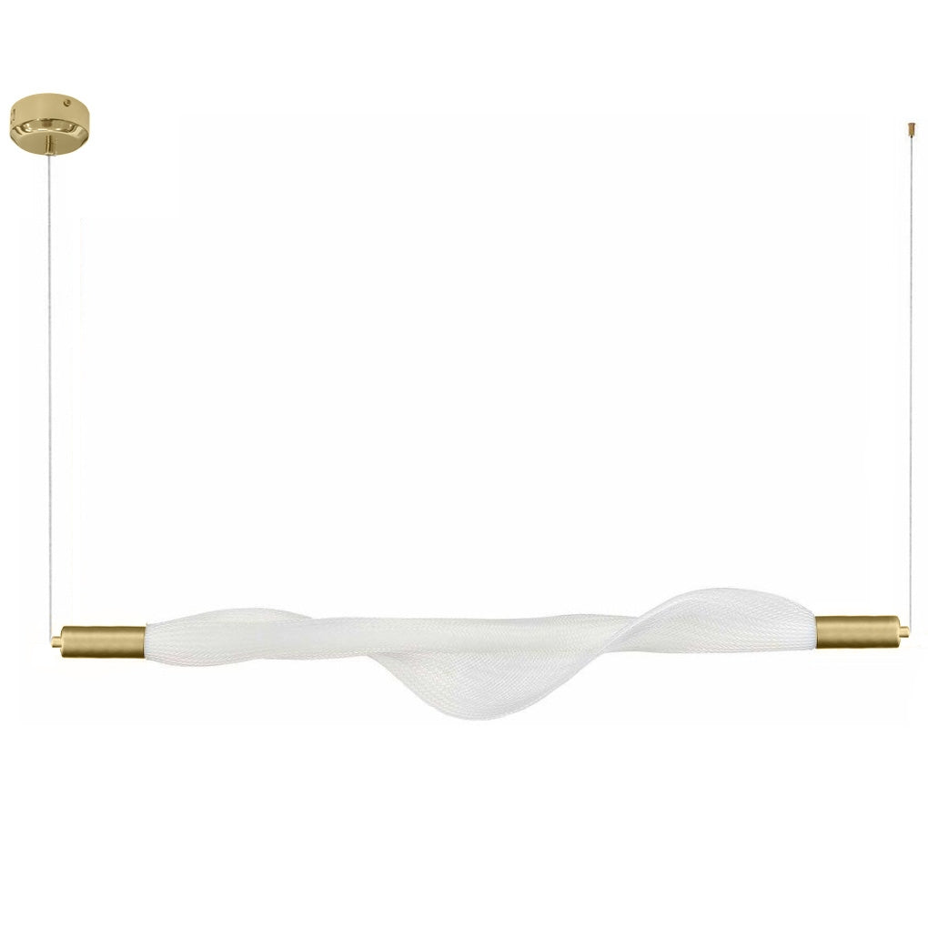 LAMPA SUFITOWA WISZĄCA LED APP1445-CP Złota  1