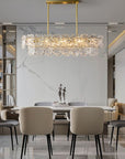 LAMPA KRYSZTAŁOWA WISZĄCA APP1198-4CP ZŁOTA