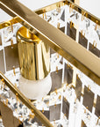 LAMPA KRYSZTAŁOWA WISZĄCA APP1113-4CP ZŁOTA