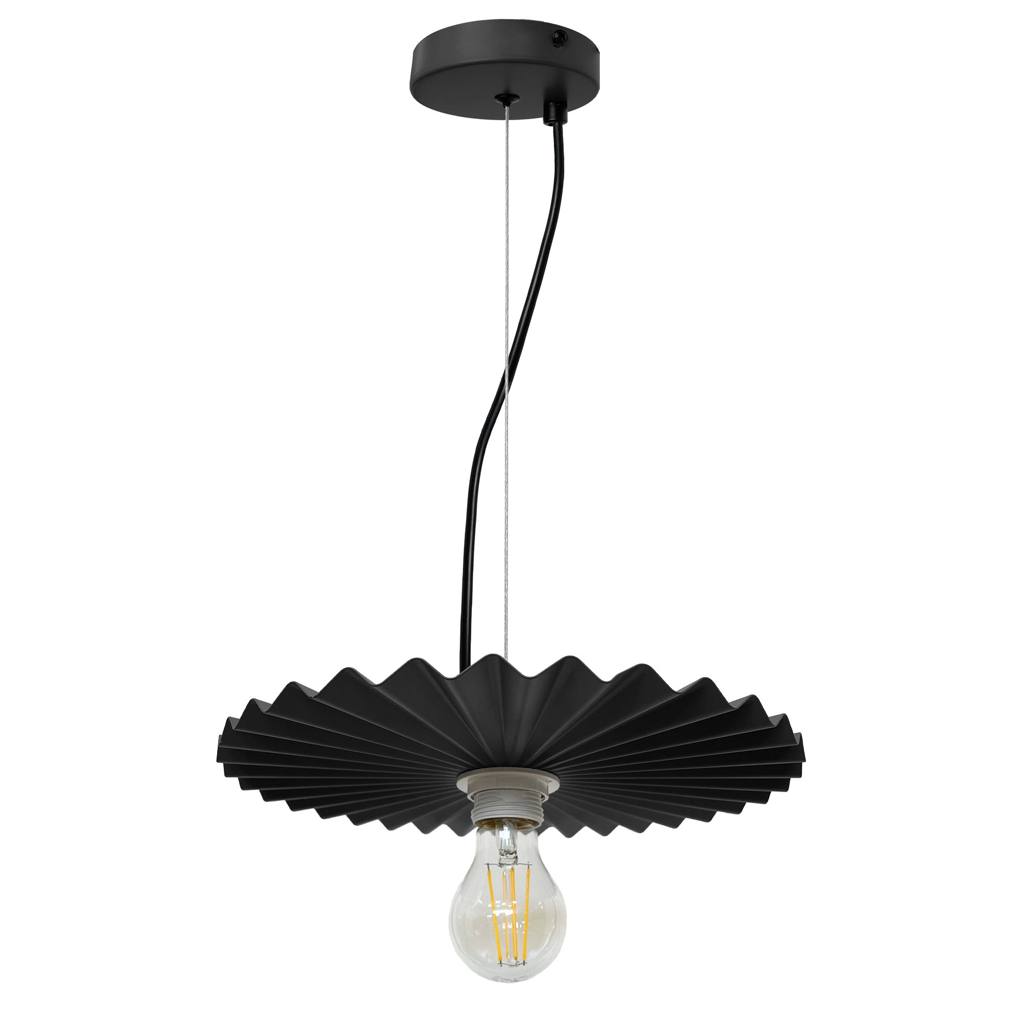 LAMPA SUFITOWA WISZĄCA APP1452-1CP Czarny  1