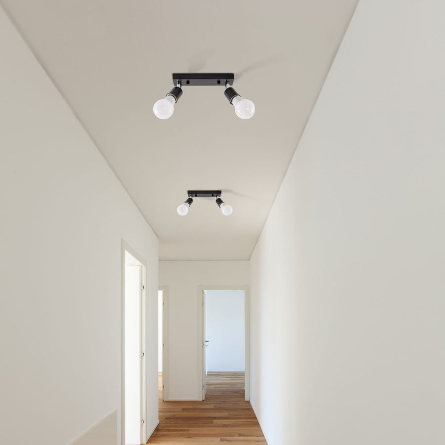 Lampa Sufitowa Reflektor Plafon APP696-2C Czarna
