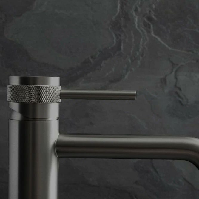 Bateria Umywalkowa REA Lungo Grip Tytan Niska  2