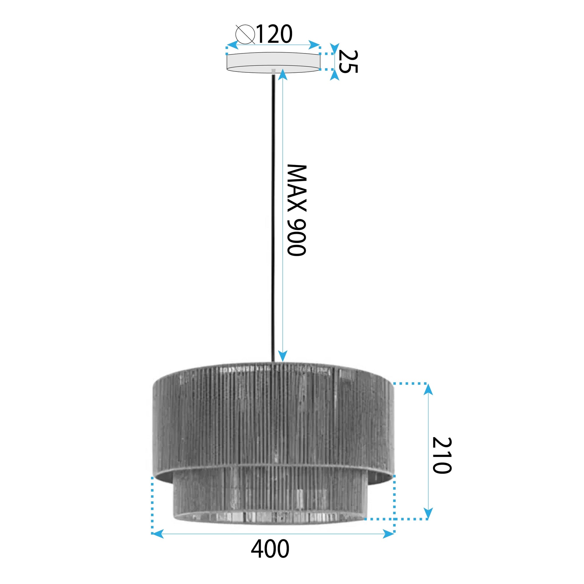 Lampa Sufitowa APP1836-1CP  4
