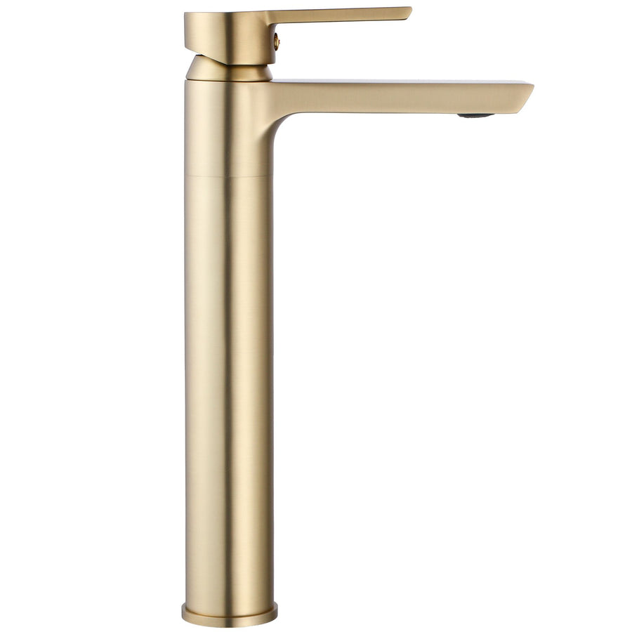 Bateria Umywalkowa REA ARGUS ZŁOTA SZCZOTKOWANA GOLD BRUSH Wysoka