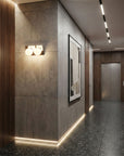 LAMPA ŚCIENNA KINKIET APP1228-2W Chrom  5