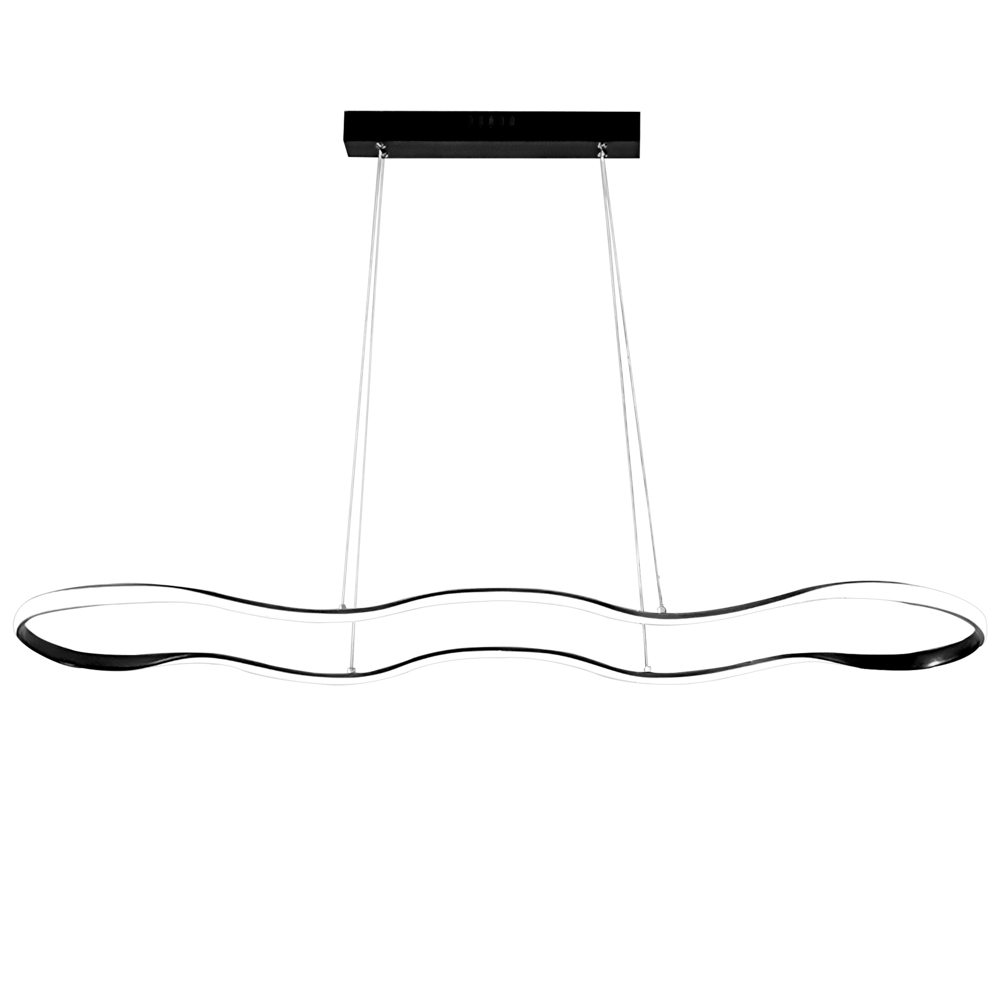 Lampa Sufitowa Wisząca Led Lhj026-cp Czarna  1