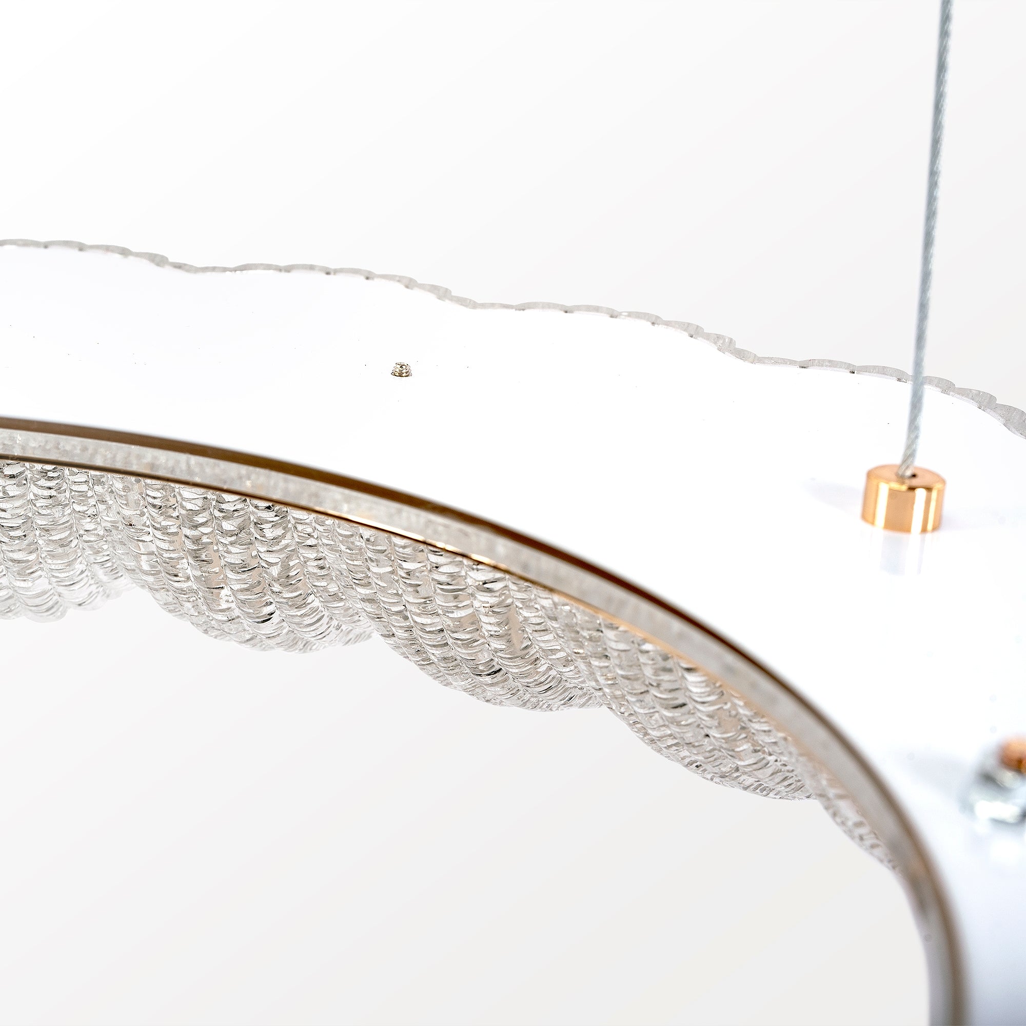 Lampa Wisząca Led Ms018-cp Różowe Złoto 40cm  6