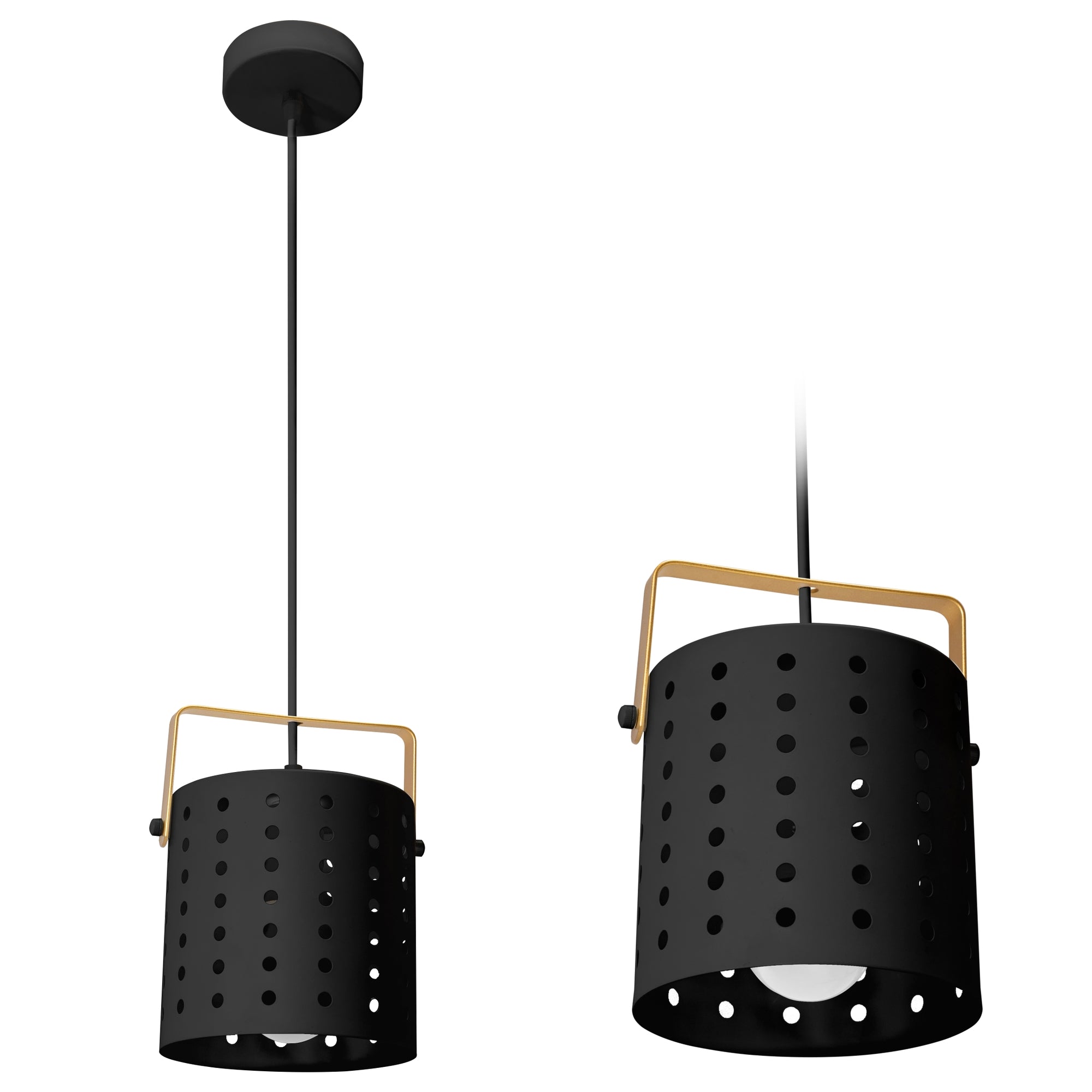 Lampa sufitowa nowoczesna APP956-1CP Czarna  1