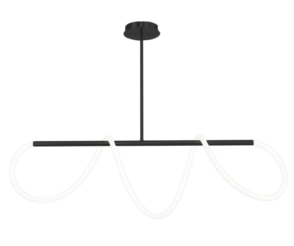 Lampa sufitowa LED APP856-CP Long Czarna