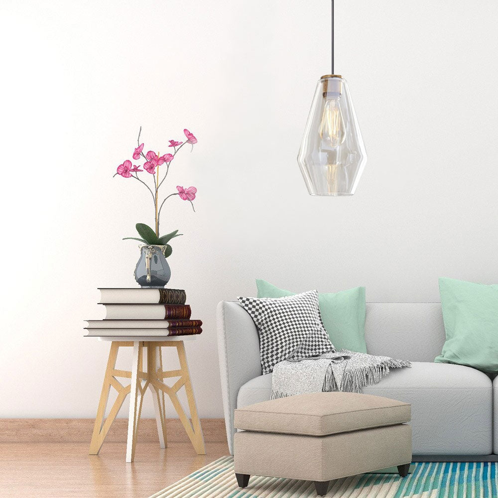 Lampa sufitowa szklana APP438-1CP  2
