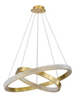Lampa Sufitowa Wisząca Led App1772-cp Złoto Szczotkowane  11