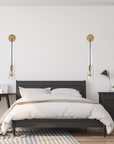 LAMPA ŚCIENNA KINKIET APP896-1W  Złota