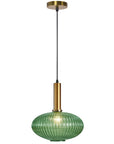 Lampa Sufitowa Wisząca Szklana APP465-1CP Zielona