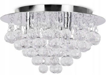 Kryształowa Lampa Sufitowa Plafon Glamour 392179