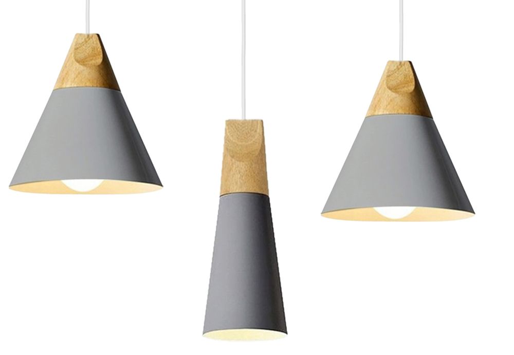 Lampa sufitowa SCANDI SET CPR Szara