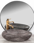 Umywalka nablatowa Rea Roxy A Stone D.Grey  4