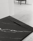 Brodzik prysznicowy Bazalt CARRARA BLACK 90x90