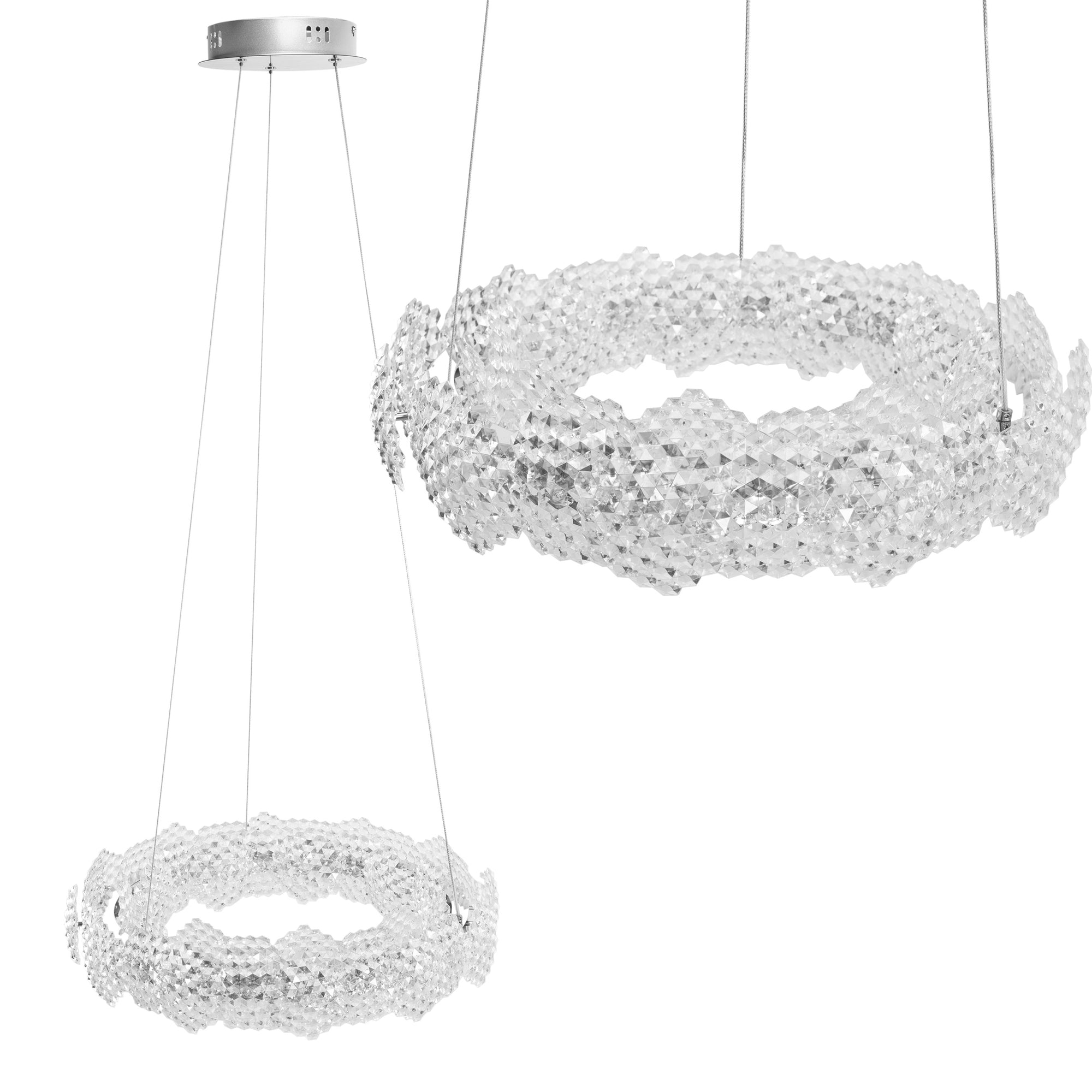 Lampa Wisząca Led Ms016-cp Chrom 47cm  1