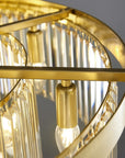 Lampa kryształowa wisząca APP1531-8CP4 Złota  4