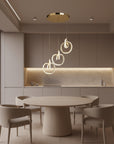 Lampa Sufitowa Wisząca Led Lhj093-3cp Złota  3