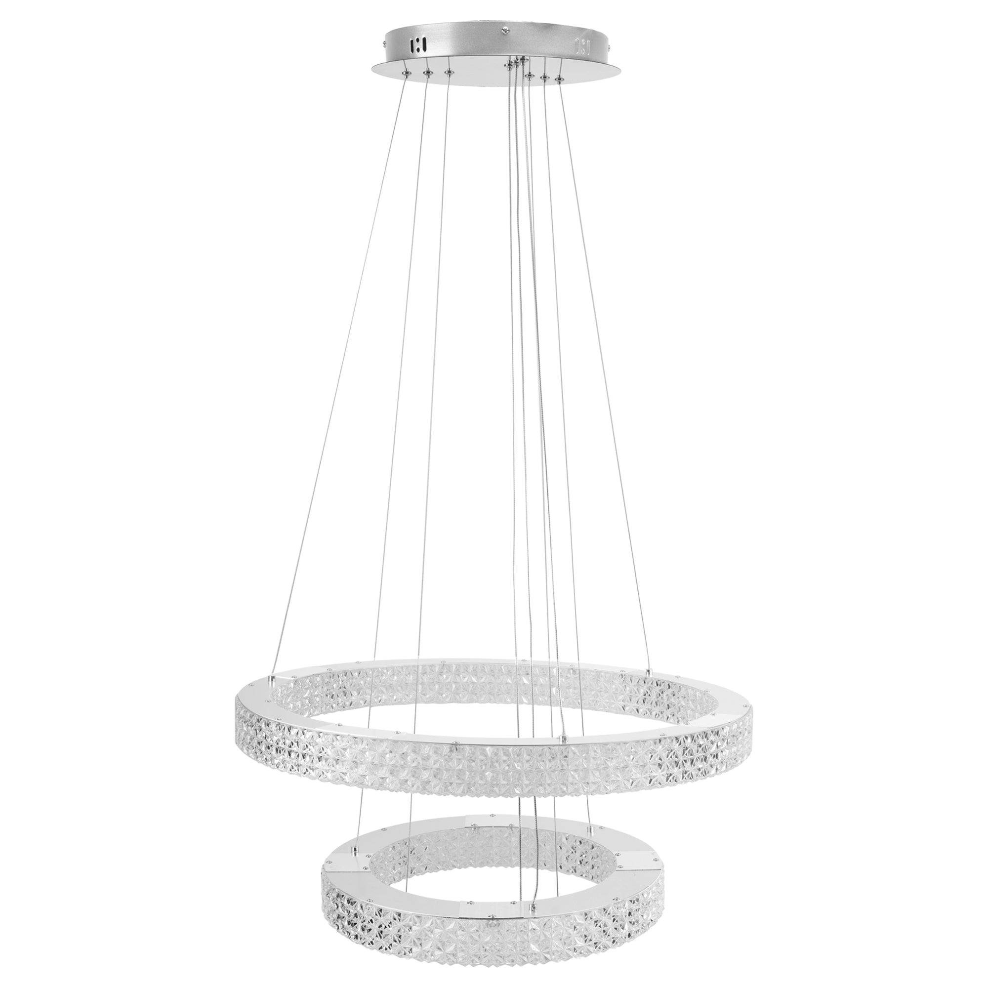 Lampa Wisząca Led Kryształowa Ms007-cp Chrom  7