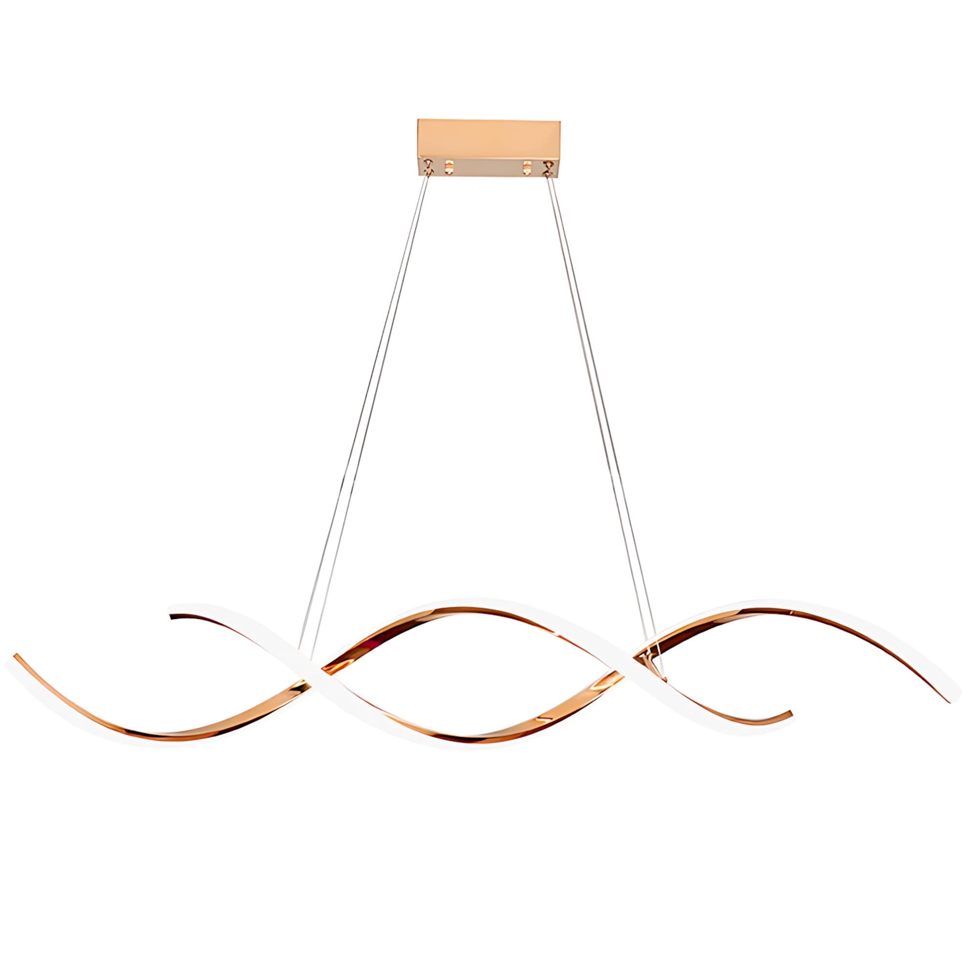 Lampa Wisząca Sufitowa Led Lhj021-cp Jasne Różowe Złoto  1