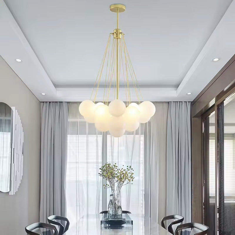 Lampa Sufitowa Wisząca APP1688-12CP Złota  2